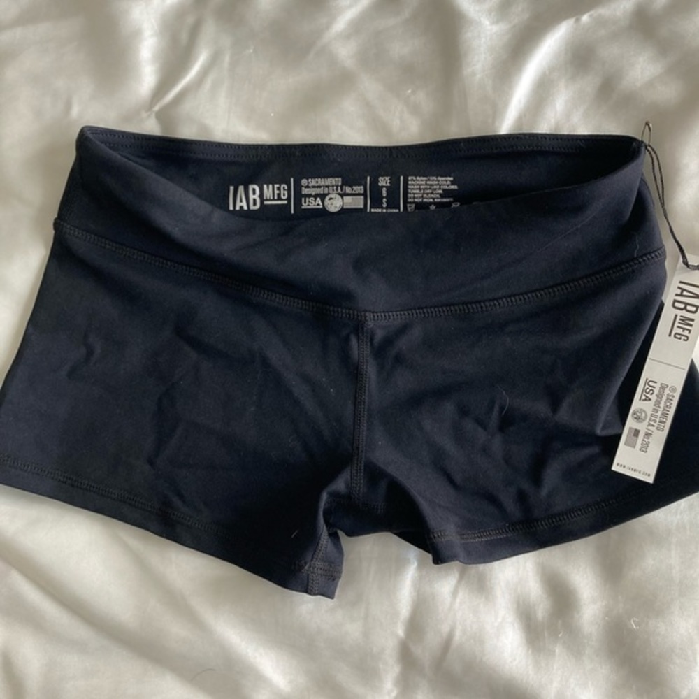 NWT Black IAB shorts.‎ Size Small.